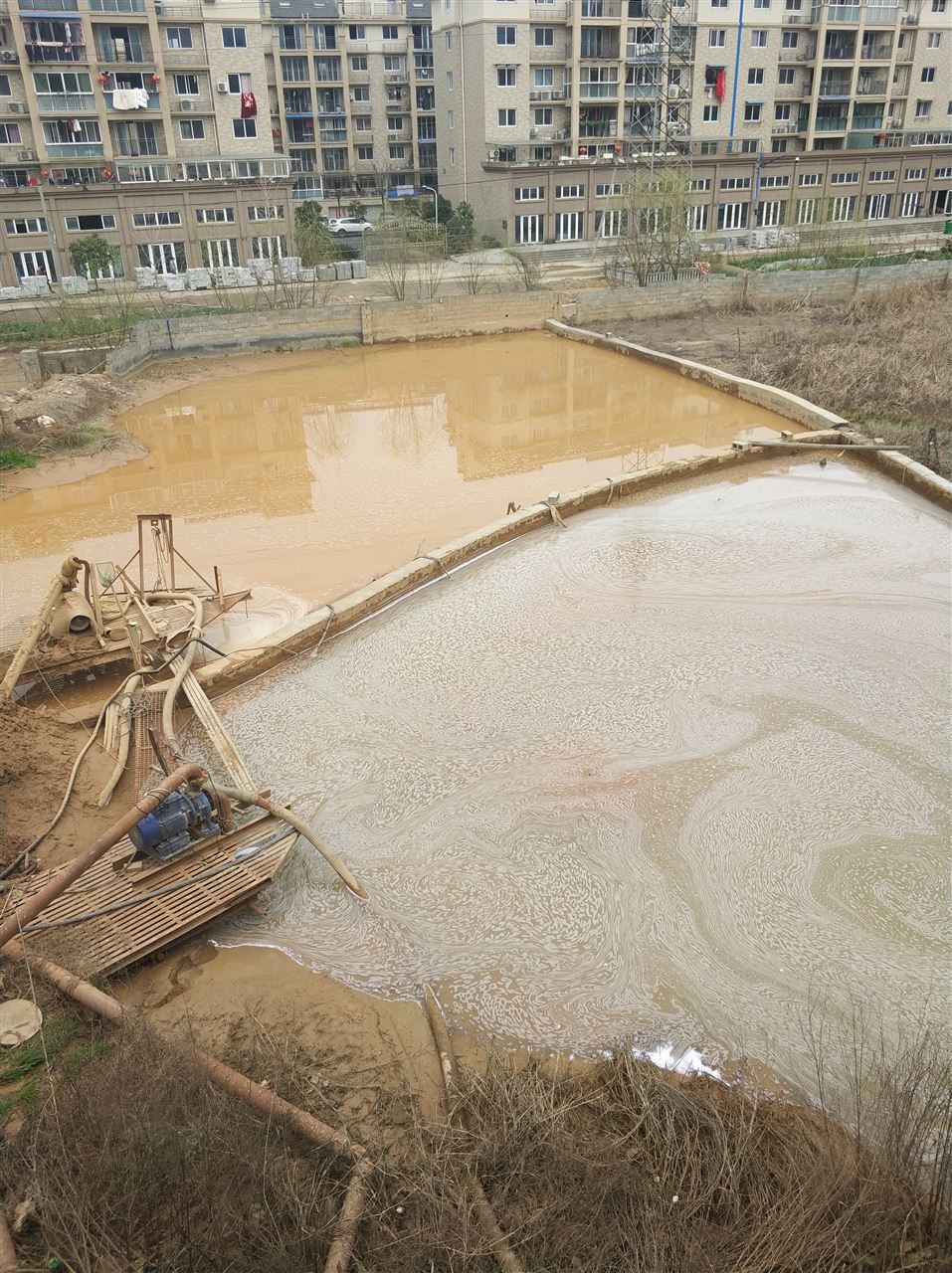 阳江镇沉淀池淤泥清理-厂区废水池淤泥清淤