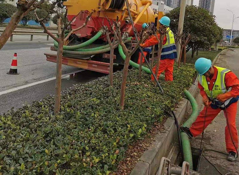 阳江镇市政管道清淤